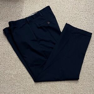 Men's Navy Blue Cotton Chino Pants - Size 38